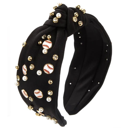 Baseball Headband - Black