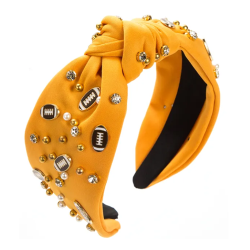 Football Headband - Yellow
