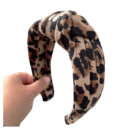 Chunky Soft Leopard Headband