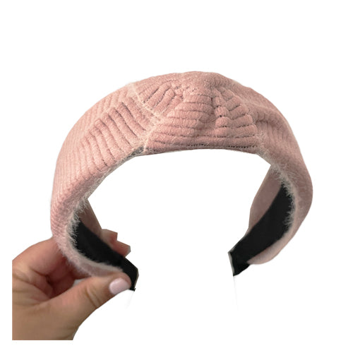 Pink Mohair Headband